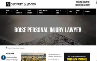 Siegfried & Jensen website