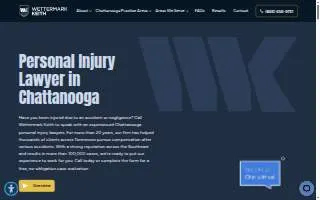 Wettermark Keith Personal Injury Lawyers of Chattanooga website