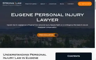 Strong Law of Eugene website