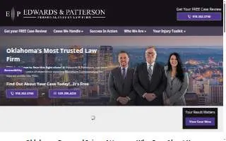 Edwards & Patterson Law Firm website