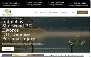 Judnich & Sherwood P.C. website
