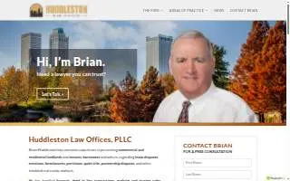 Huddleston Law Offices, PLLC website