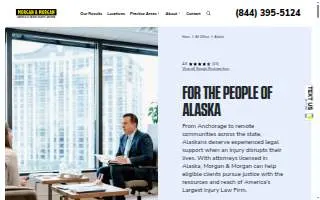 Morgan & Morgan of Anchorage website