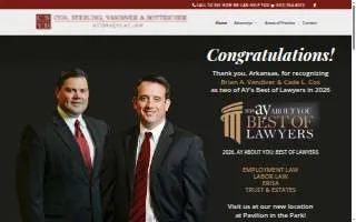 Cox, Sterling, Vandiver & Botteicher, PLLC website