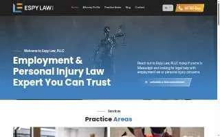 Espy Law, PLLC website