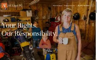 AT Legal PC website
