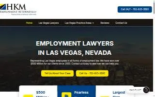 HKM Employment Attorneys LLP of Las Vegas website