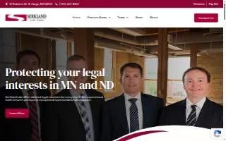 Serkland Law Firm website