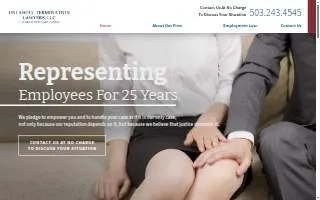 Unlawful Termination Lawyers, LLC website