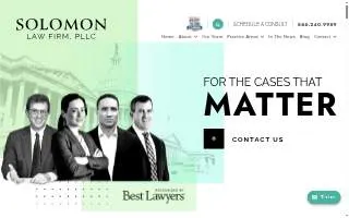 Solomon Law Firm, PLLC website