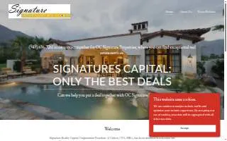Signature Realty Capital Corp website