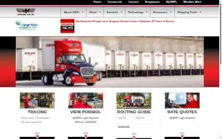 Southeastern Freight Lines Inc of Lexington website