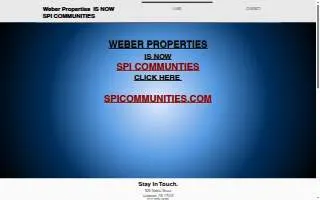 Weber Properties website