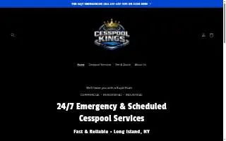 Cesspool Kings Inc. website