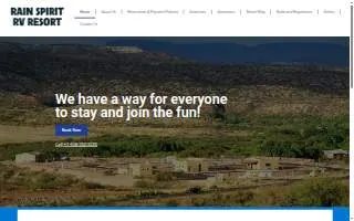 Rain Spirit Rv Resort website