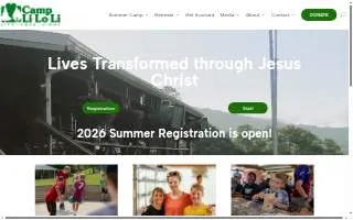 Camp Li-Lo-Li Inc website