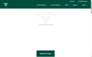 Scatico Camp website