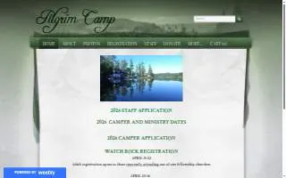 Pilgrim Camp Inc website