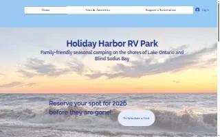 Holiday Harbor Rv Park website