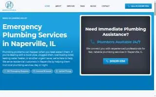 Naperville Pipe Relief website