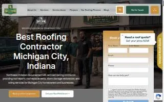Weldon Roofing & Construction website