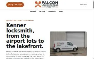 Falcon Locksmith Pros website