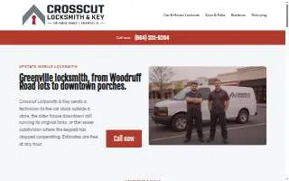 Crosscut Locksmith & Key website