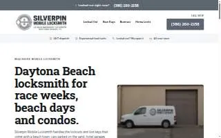 Silverpin Mobile Locksmith website