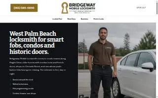 Bridgeway Mobile Locksmith website