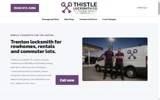 Thistle Locksmith Co website