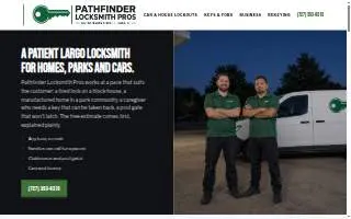 Pathfinder Locksmith Pros website
