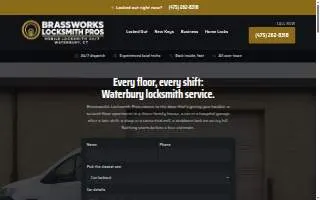 Brassworks Locksmith Pros website