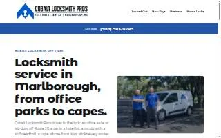 Cobalt Locksmith Pros website
