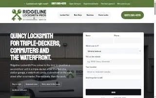 Ridgeline Locksmith Pros website