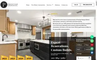 Prestige Design & Build Corp website