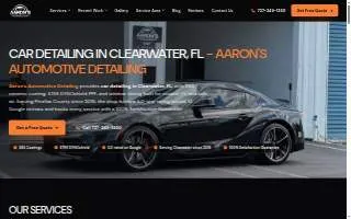 Aaron's Automotive Detailing website
