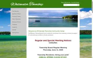 Whitewater Township website