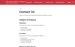 Behavioral Healthcare Program