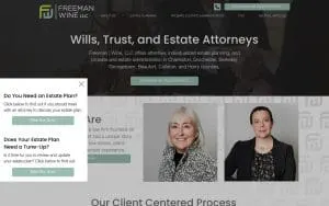 Freeman | Wine, LLC website