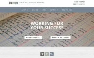 Thiem McCutcheon Winkler, CPAs, PA website