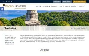 Brown Edwards of Charleston website
