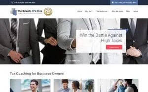Ray L Roberts CPA website
