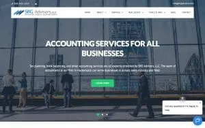 SRG Advisors, LLC, CPA's website