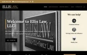 Ellis Law LLC website