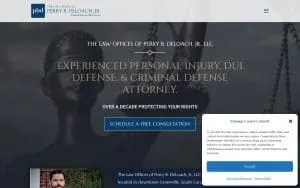 The Law Offices of Perry B. DeLoach, Jr., LLC website