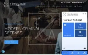 Thomas J. Adducci Law Firm website