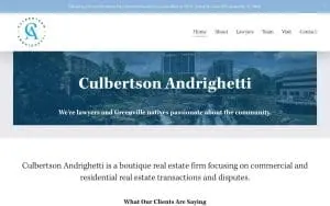 Culbertson Andrighetti, LLC - Law Firm website