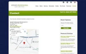 Upstate Professional CPA Services LLC website