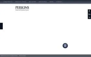 Perkins Law Firm of Greenville website