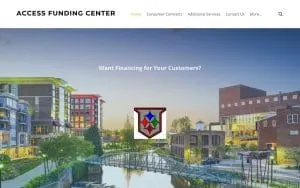 Access Funding Center website